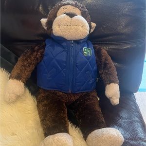 Build-A-Bear Workshop 18" Monkey Ape Gorilla Chimp Plush Stuffed Animal Brown.